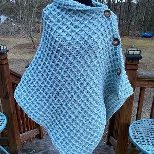 Handcrafted Rustic Waffle Shawls